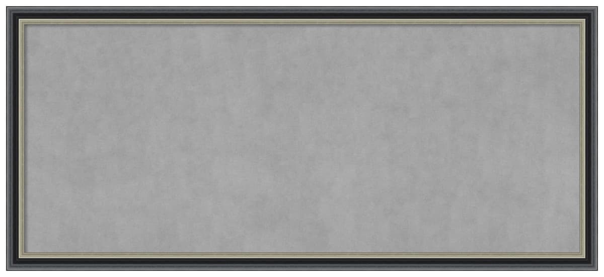 Amanti Art Tablero Magnético Enmarcado Negro 23x51 Vision Board Oversize (Área magnética 48x20) 28588291094