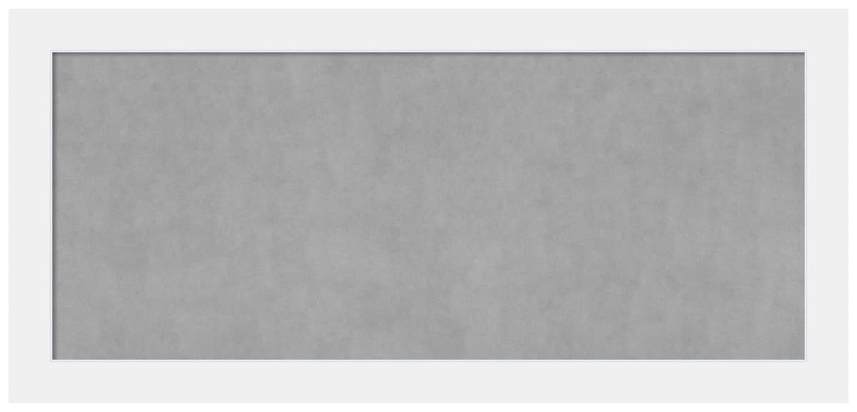 Amanti Art Pizarra magnética enmarcada Corvino White 53x25 28588191764