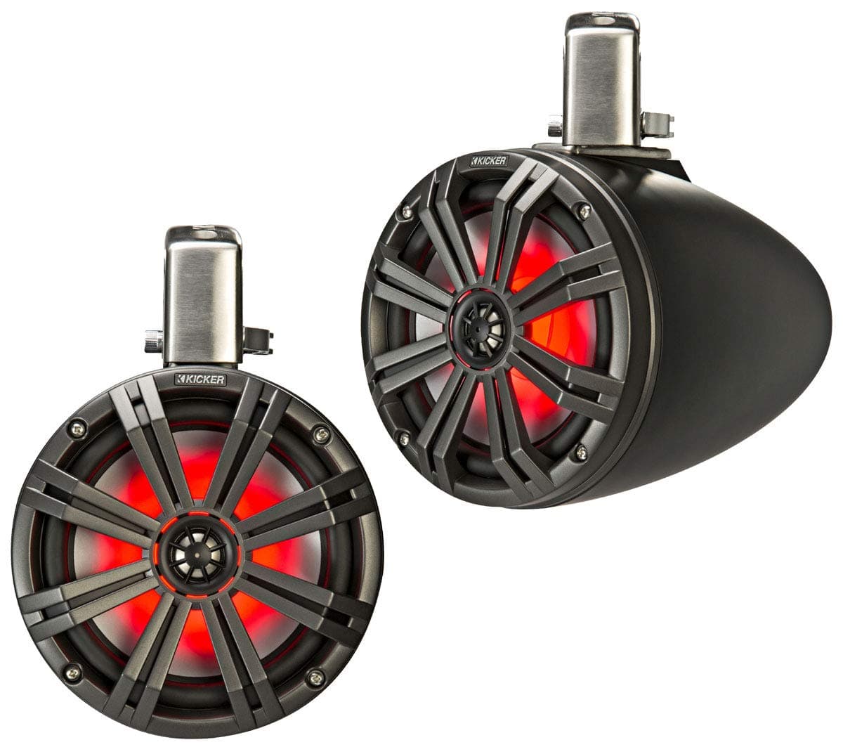 Kicker 45KMTC65 Sistema de Parlantes para Torre de Barco 6 1/2" Par Carbono (Reacondicionado Certificado) KIC18-45KMTC65-CERT-RS