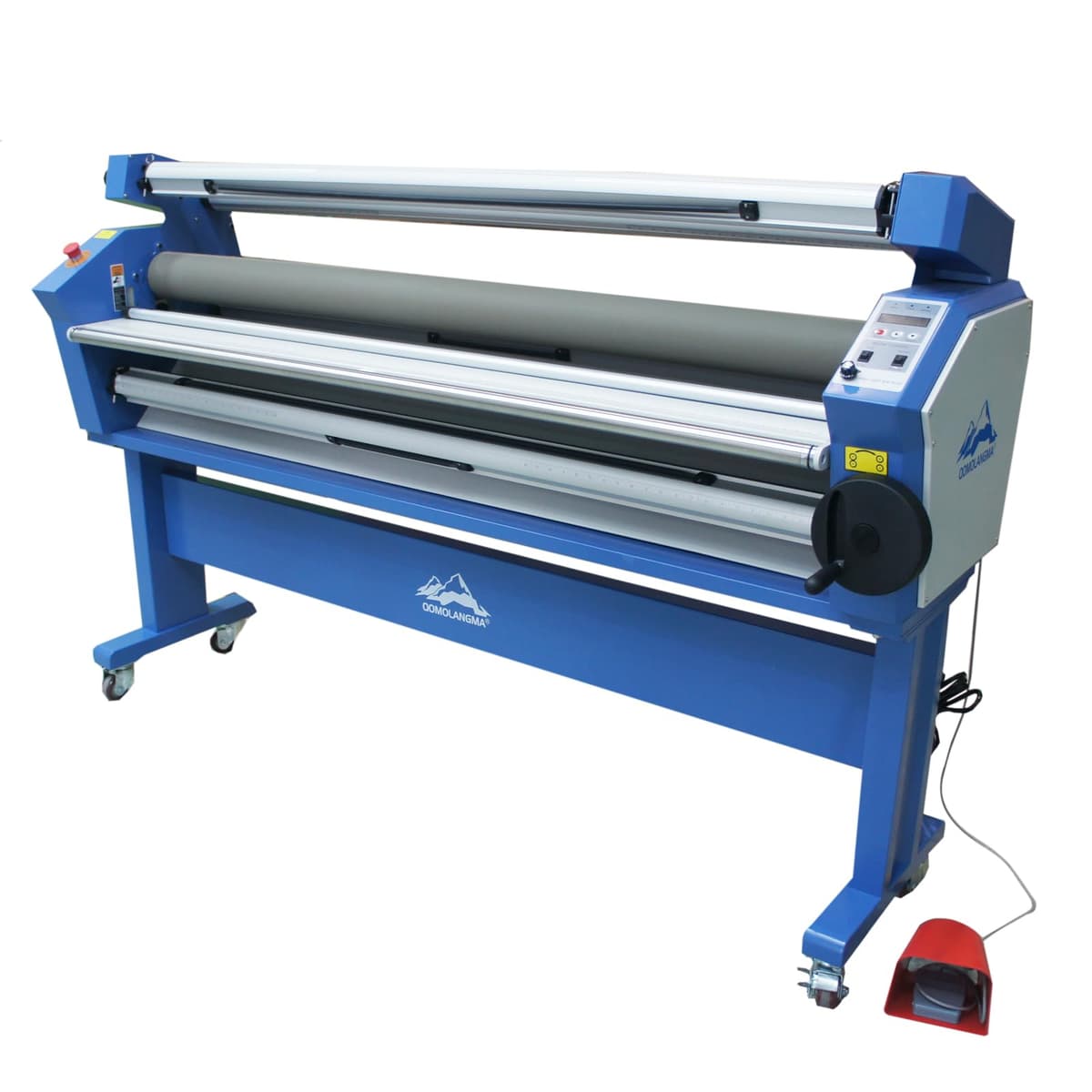 QOMOLANGMA 55in Full-Auto Wide Format Cold Laminator, Large Format Laminating Machine with Heat Assisted (Without Trimmer)