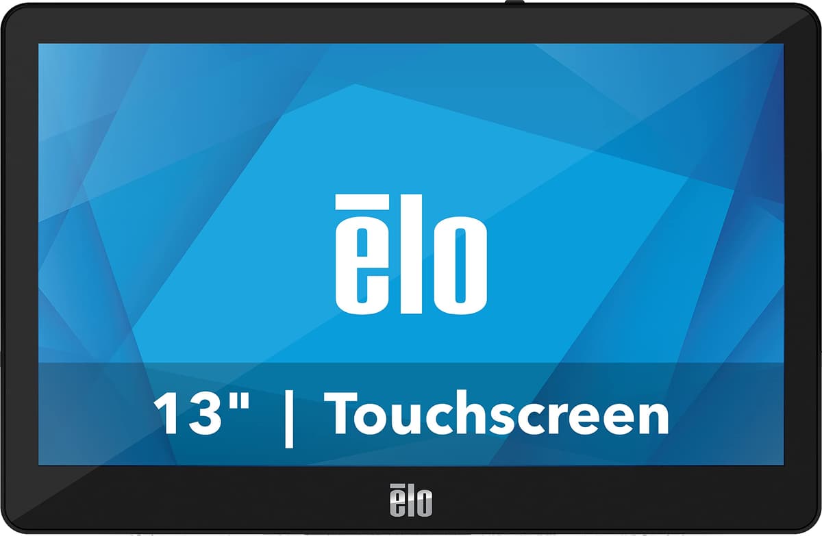 Elo 1302L - Monitor táctil de 13" sin base para POS, comercio y hostelería - 10 toques, USB-C E683595
