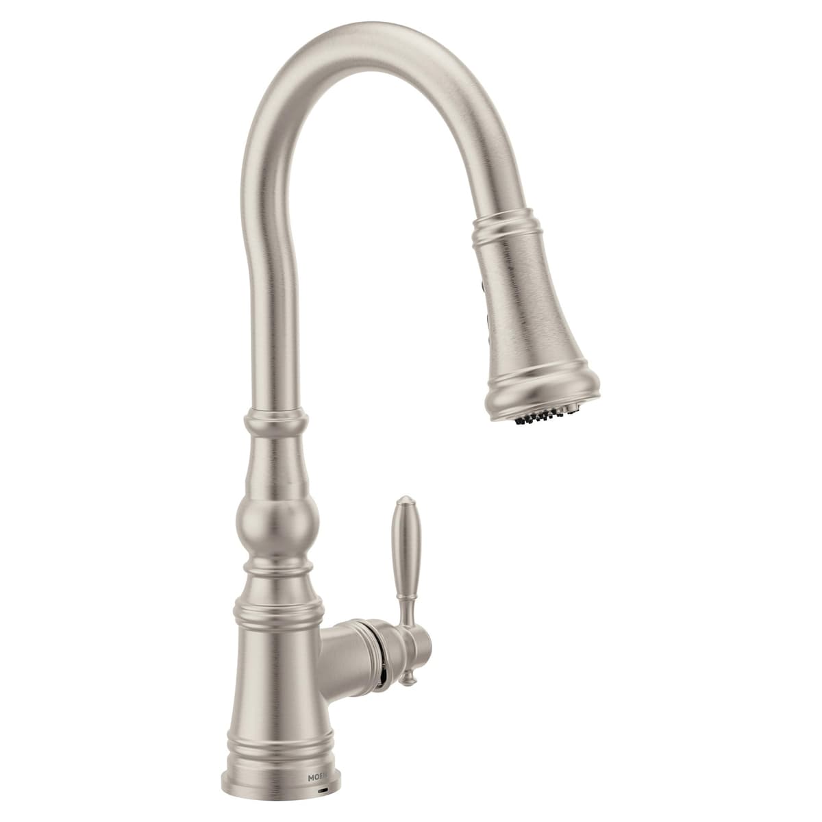Moen Weymouth Grifo pulldown 3-en-1 con filtración, acabado Spot Resist Stainless, modelo FS73004SRS