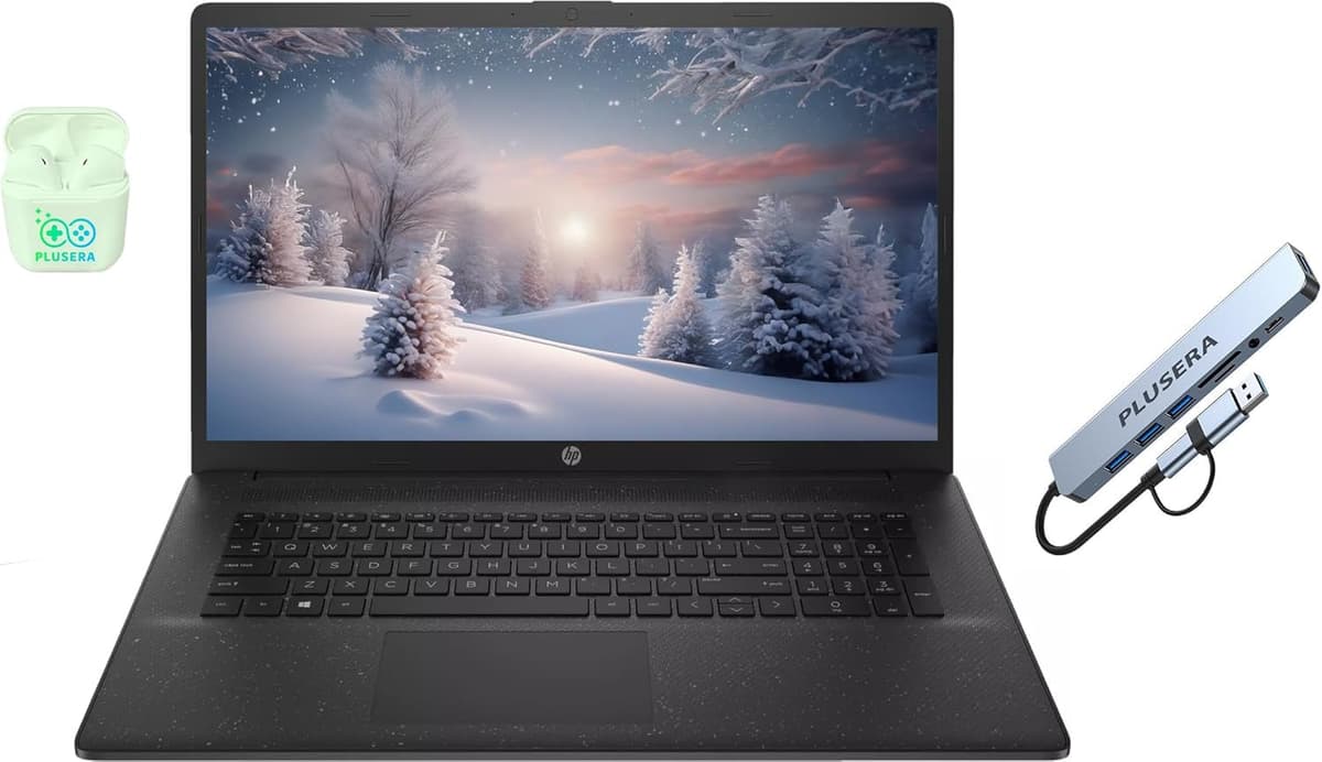 HP 17.3'' Business Laptop Intel Core i5, Windows 11 Pro, 64GB RAM, 2.2TB Storage, Negro