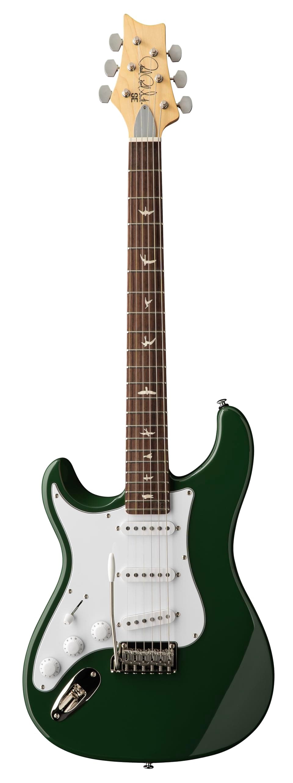 PRS SE Silver Sky Rosewood Board Lefty Laurel Green 116260::4R: