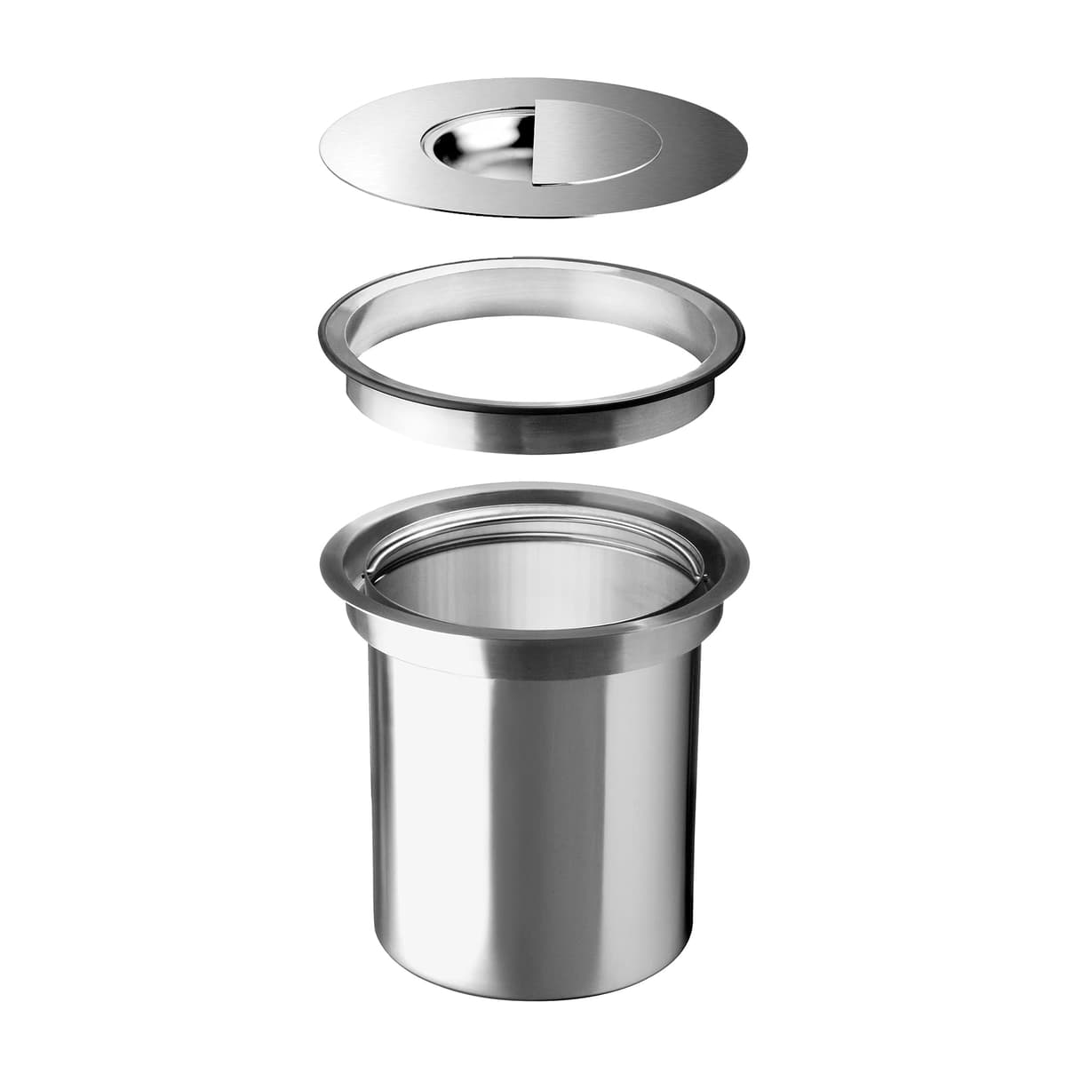 BLANCO Solon Sistema de Compost 512471 Dual Mount Acero Inoxidable