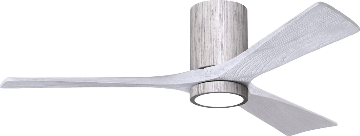Matthews IR3HLK-BW-MWH-52 Ventilador de techo Irene 52" con luz, control remoto y de pared, motor DC silencioso