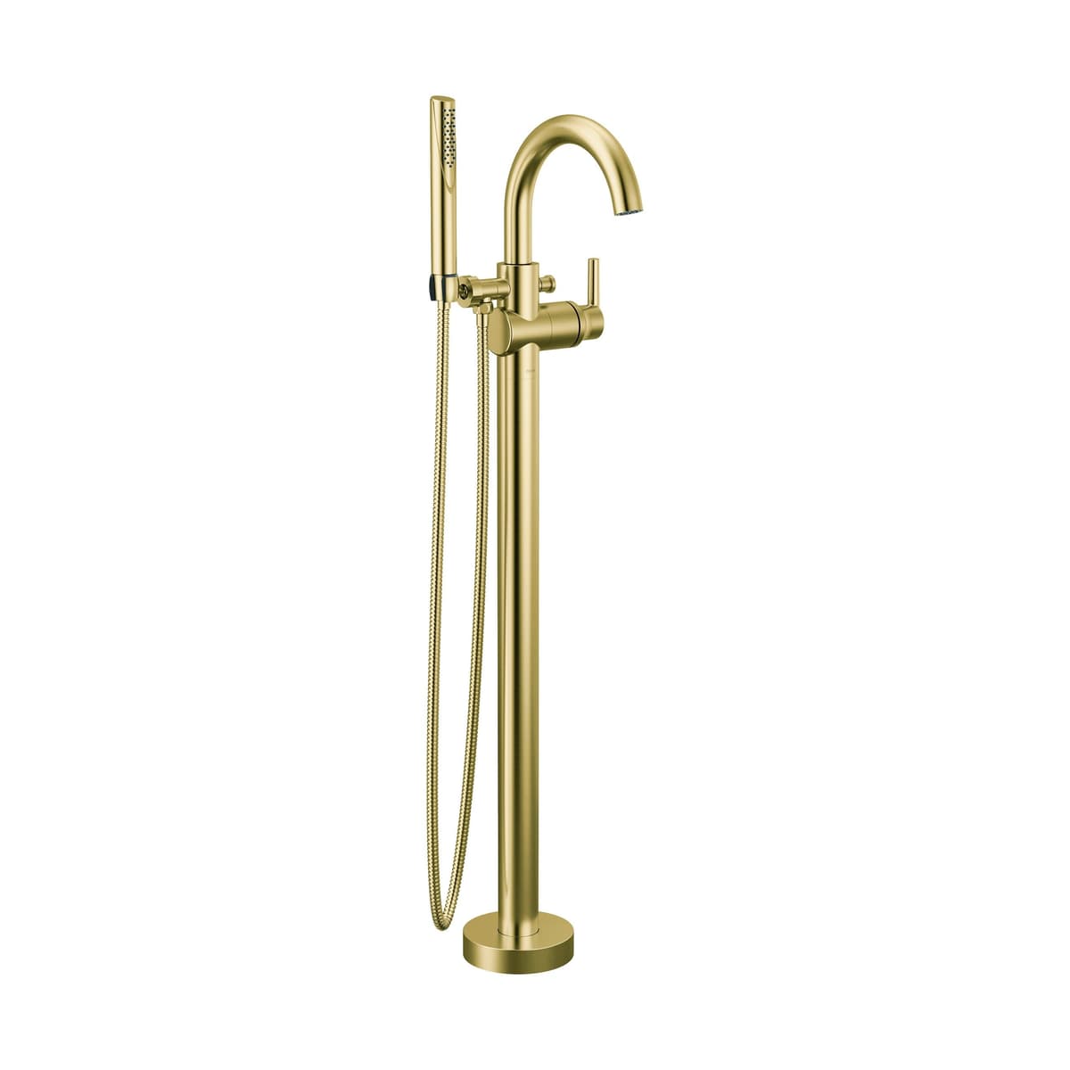 Delta Trinsic T4759-CZFL grifo freestanding para tina con ducha de mano, Champagne Bronze