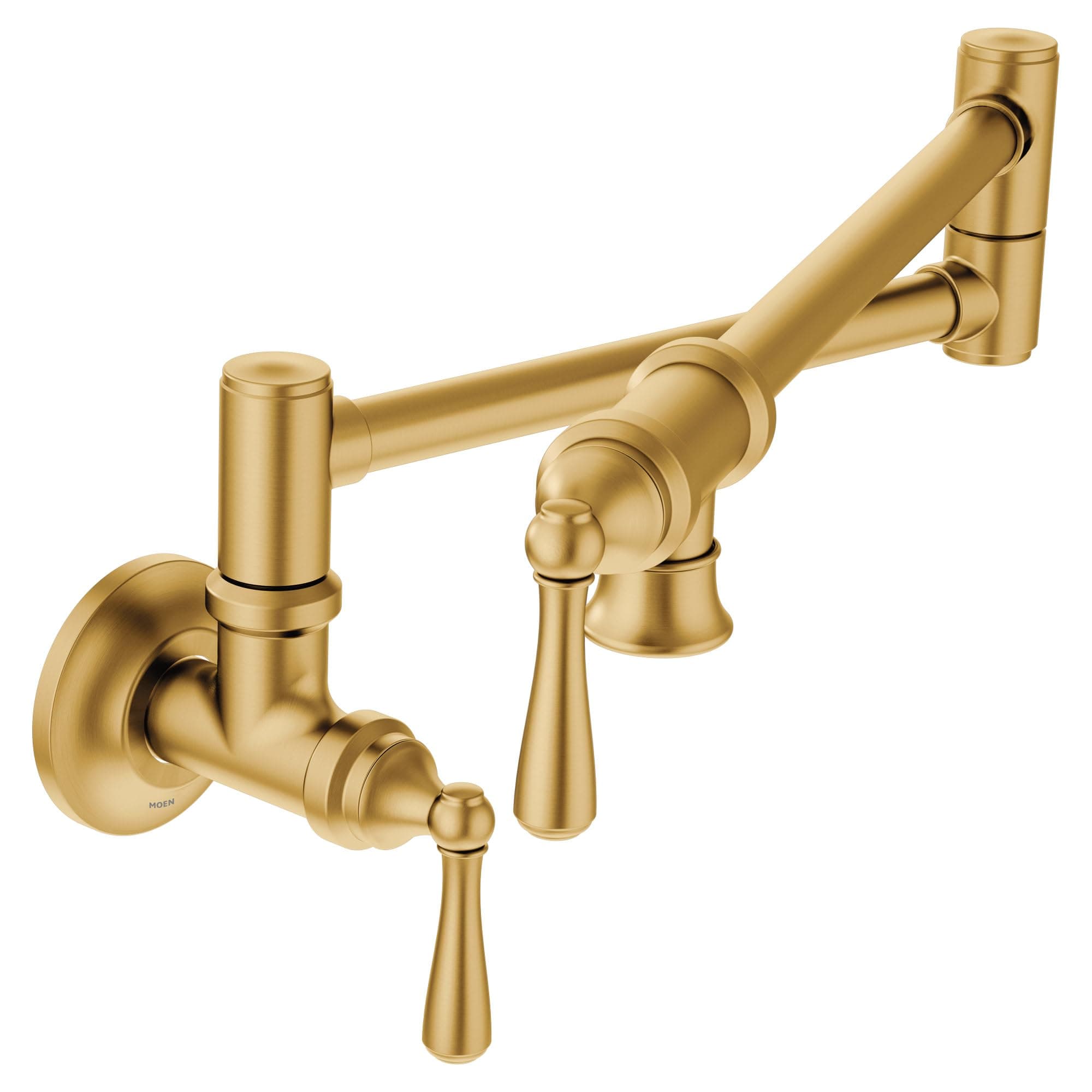 Mezcladora mural abatible Moen S664BG acabado Brushed Gold