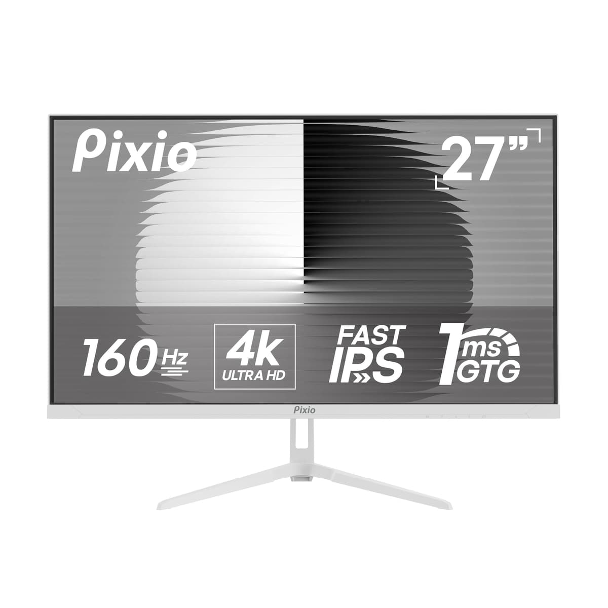 Pixio PX27U Wave White 27" 4K 160Hz Fast IPS 1ms - Monitor gaming ajustable blanco