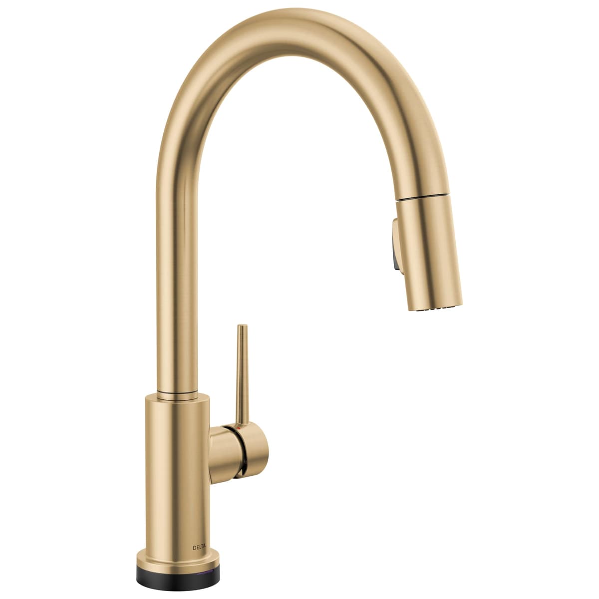 Delta Trinsic Grifería de Cocina Touchless con Tecnología Touch, Brushed Gold/Champagne Bronze, 9159TL-CZ-DST