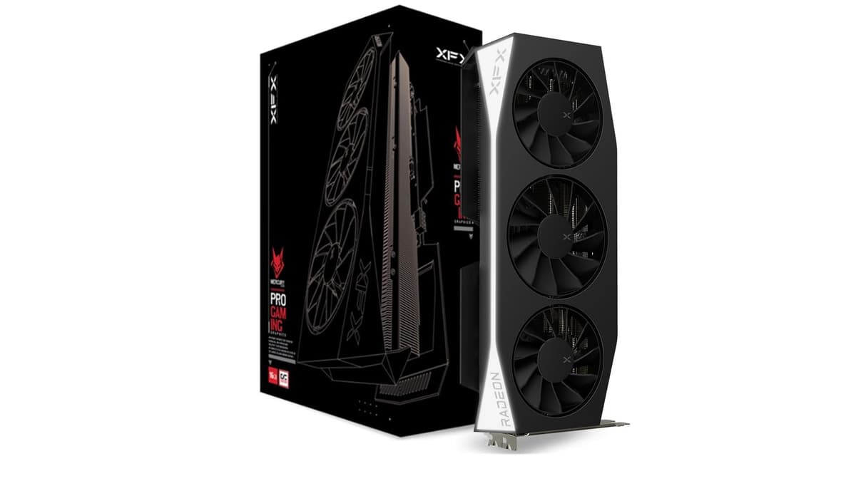 XFX Mercury AMD Radeon RX 9060 XT OC Edición Gaming con 16GB GDDR6 HDMI 2xDP, AMD RDNA 4 RX-96TMERCB9