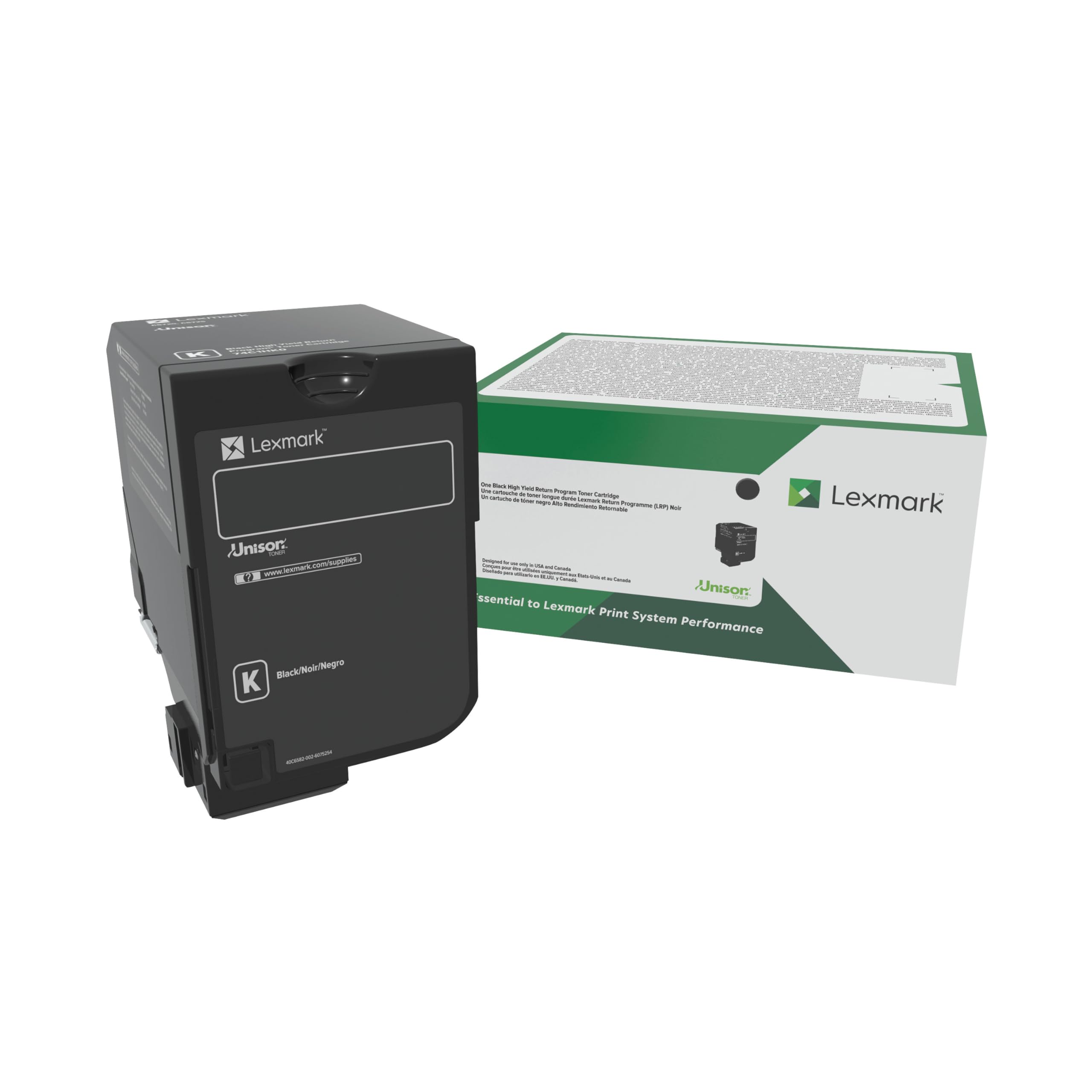 Lexmark 75B20K0 Cartucho de tóner negro - Rendimiento 13,000 páginas