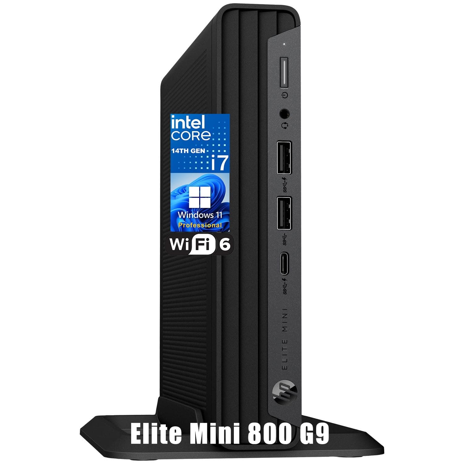HP Elite Mini 800 G9 Computadora de escritorio Business i7-14700, 64GB DDR5, 2TB PCIe SSD, Windows 11 Pro