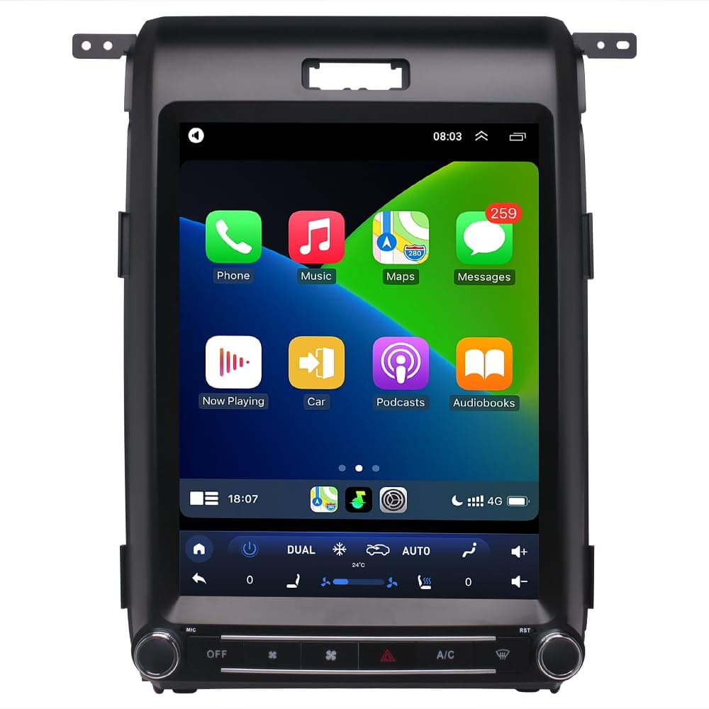 SEICANE Radio Android 12.1" para Ford F150 2013-2014 con CarPlay, Android Auto, GPS y cámara de retroceso H7716