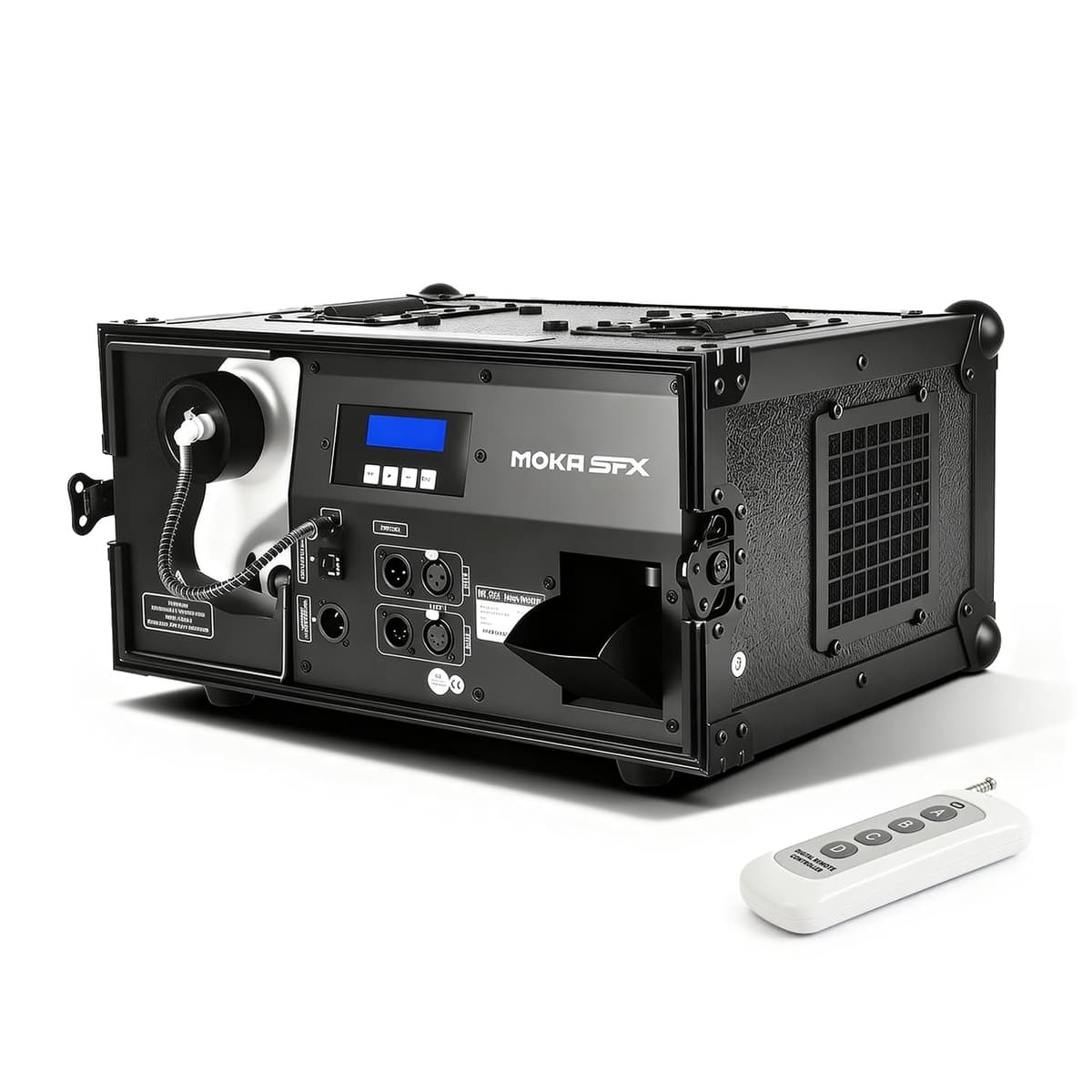 Moka MK-F23 Hazer 1200W - máquina de haze silenciosa con DMX y estuche EPL740