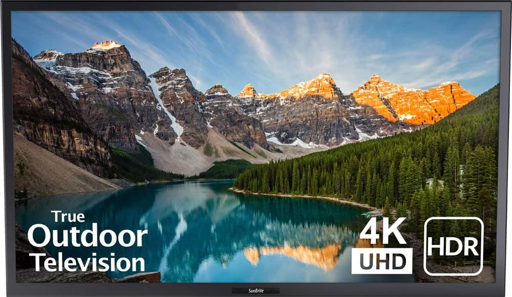 SunBriteTV SunBrite Veranda Serie 2 Televisor Exterior de 43 pulgadas Sombra Total | 4K Ultra HD HDR LED Resistente a la Intemperie - Pantalla LED Retroiluminada con Control Remoto para Todo Clima (SB-V-43-4KHDR-BL)