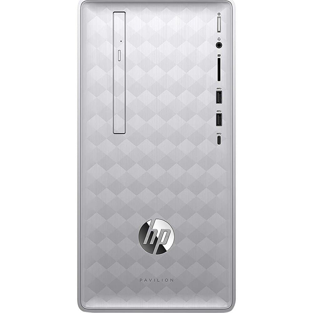 Computadora de Escritorio HP Pavilion, AMD Ryzen 3 2200G, 4GB RAM, Disco Duro 1TB, Windows 10 (590-p0020, Plateado)