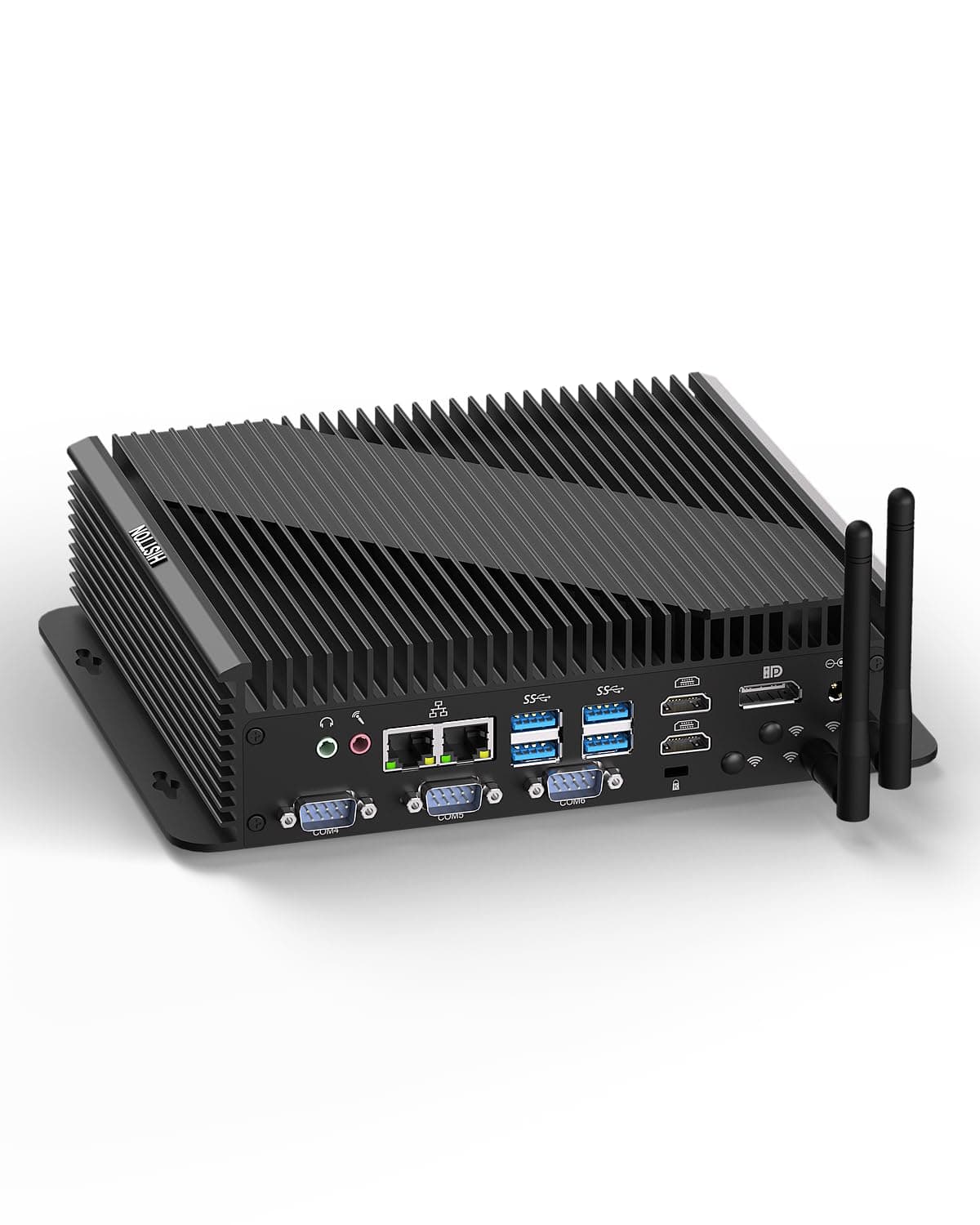 HISTTON Mini PC Industrial - Core i5-1235U, 16GB DDR5, 256GB NVMe, triple display 4K FH4-i5-1235U