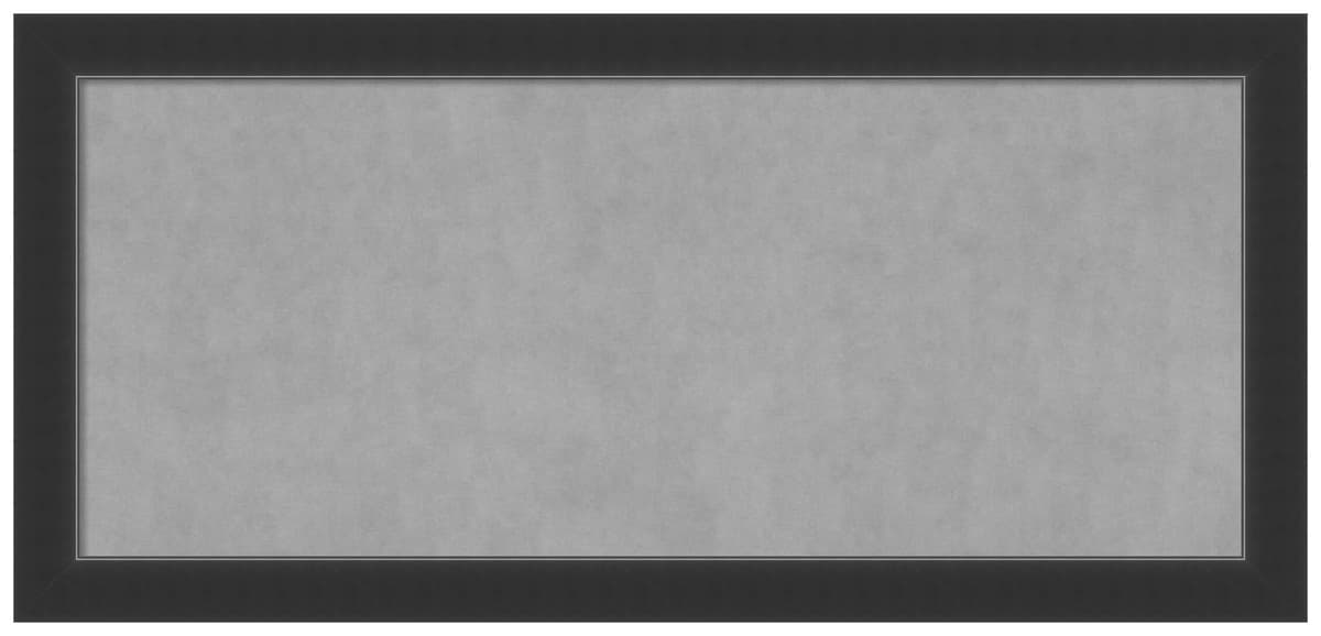 Amanti Art 53x25 Framed Magnetic Board Corvino Black 28583901273