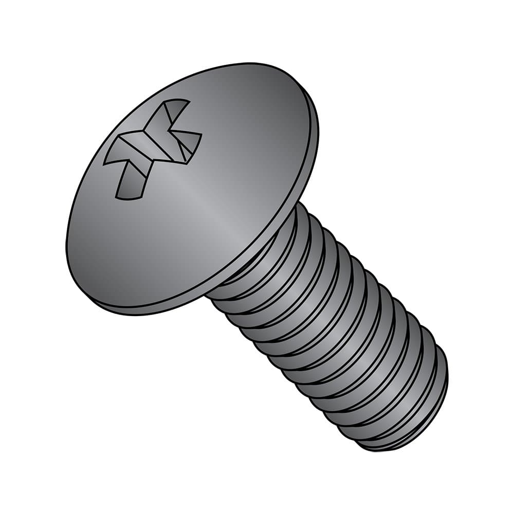 Small Parts 0606MPT188B Tornillo de máquina cabeza truss acero inoxidable 18-8 #6-32 x 3/8" (Pack 50)