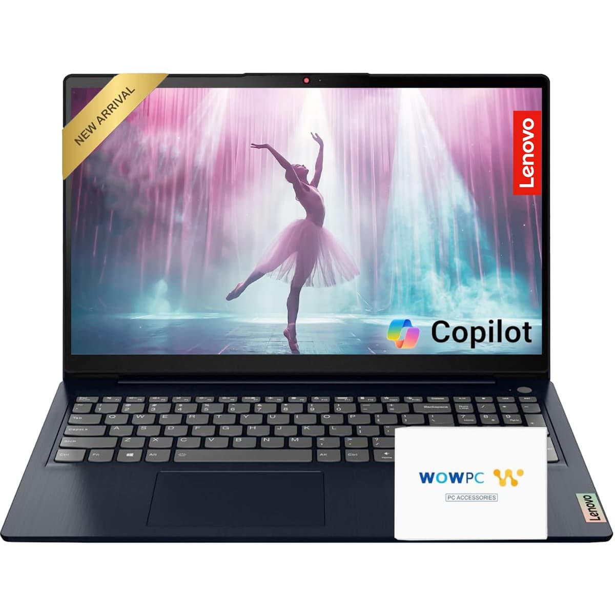 Lenovo IdeaPad portátil de 15,6 pulgadas con Microsoft 365 Home and Business • 12 GB de RAM • 512 GB SSD PCIe • Intel Core • Wi-Fi 6 • 1 TB de almacenamiento en la nube • 11 h de batería • Windows 11 • USB de recuperación WOWPC