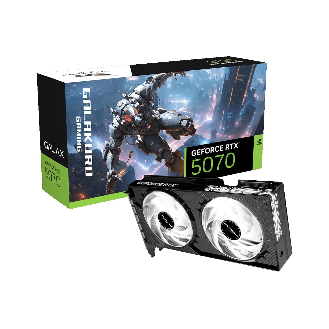 玄人志向 GG-RTX5070-E12GB/OC/DF Tarjeta gráfica GDDR7 12GB