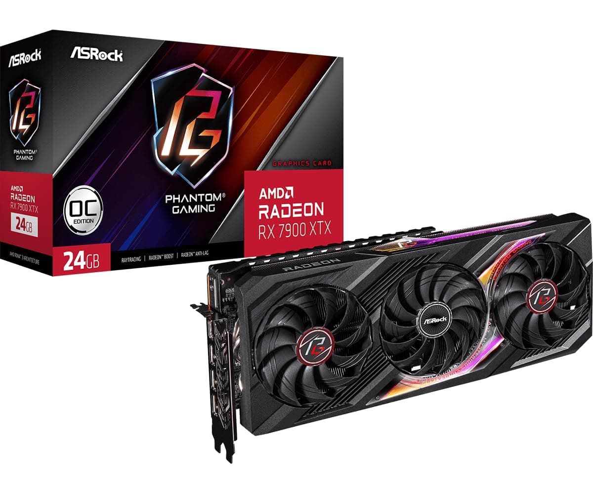 ASRock Radeon RX 7900 XTX Phantom Gaming 24GB OC RX7900XTX PG 24GO