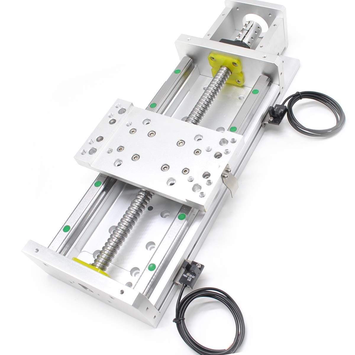 Heechoo Actuador lineal de alta resistencia 24" con tornillo de bolas SFU1605 y riel HG15 HRC150-600B1
