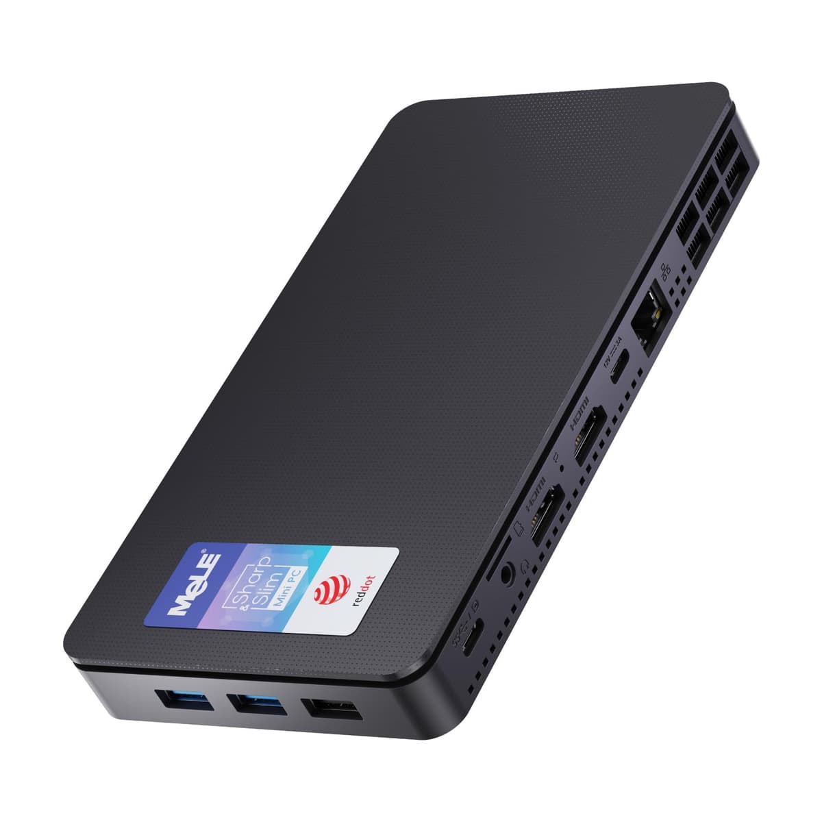MeLE Overclock X2 Slim Mini PC N150, 32GB RAM, 512GB SSD - Ganador Red Dot Overclock X2 N150 32GB 512GB