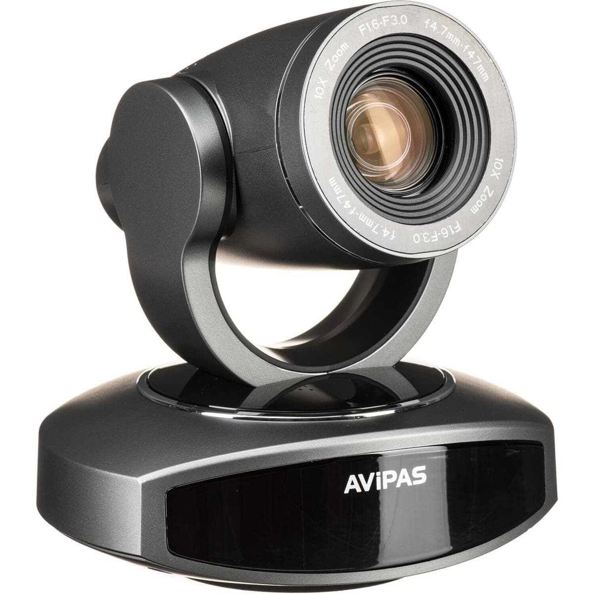 AVIPAS AV-1281G Cámara PTZ HDMI 10x con PoE - Gris Oscuro