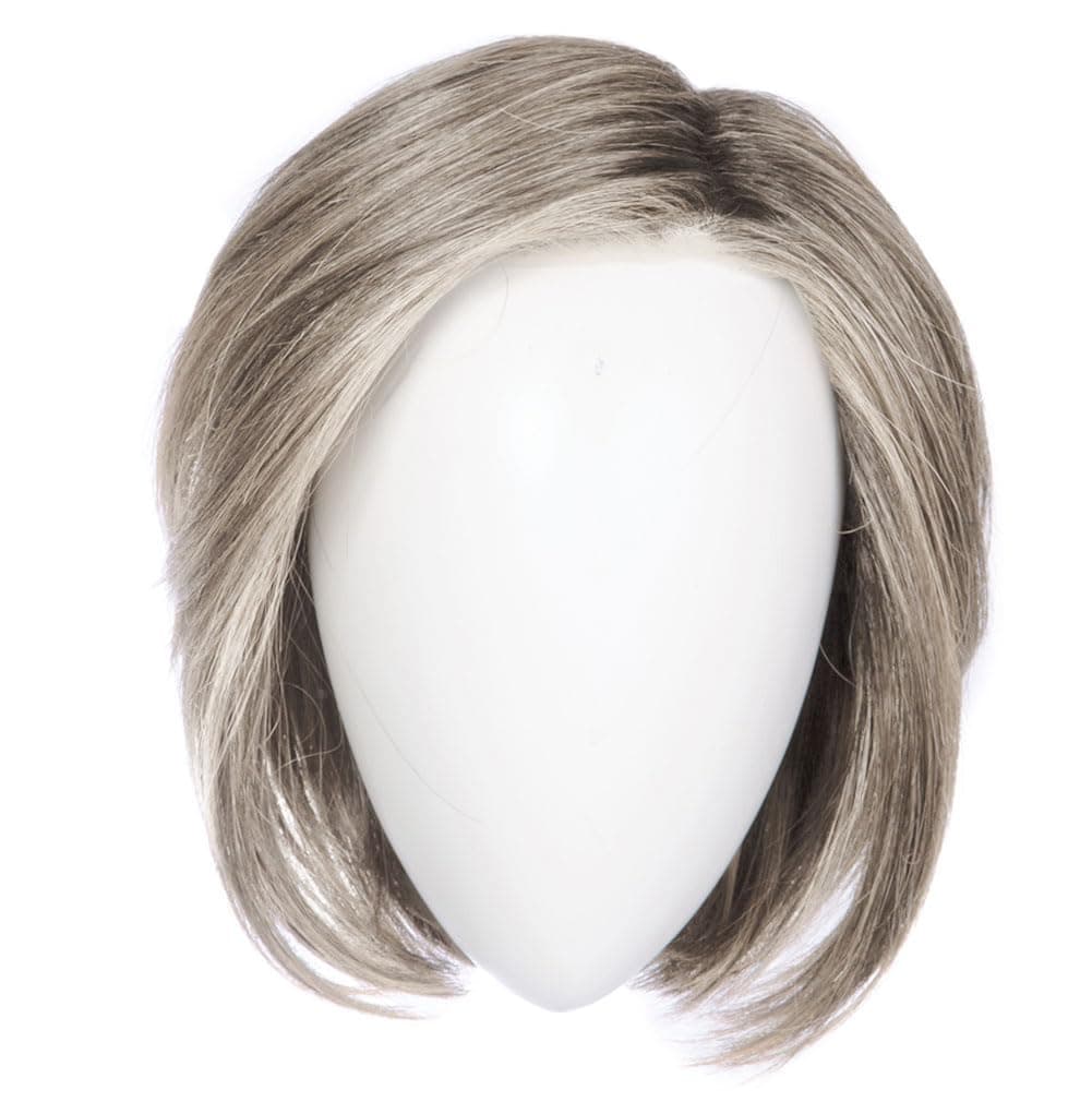 GABOR Glamorize Always Peluca Bob media melena con frente de encaje y capas que enmarcan el rostro, talla estándar, GF51-61 Iced Granita