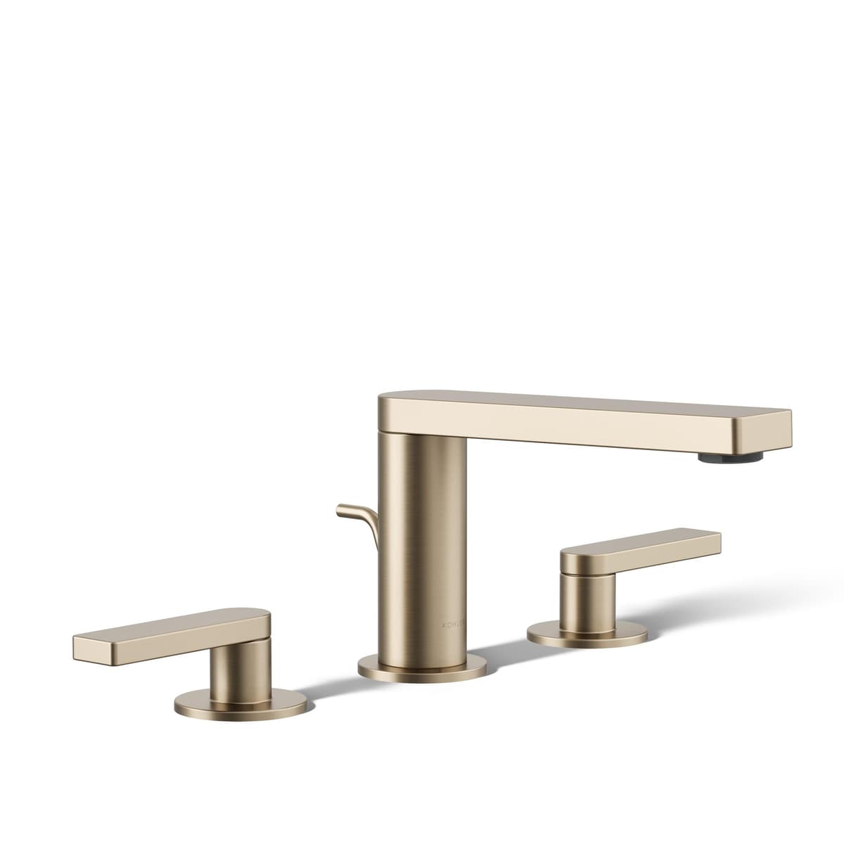 Kohler 73060-4-BV Composed Grifo widespread para lavabo con manijas palanca, 1.2 gpm, Vibrant Brushed Bronze