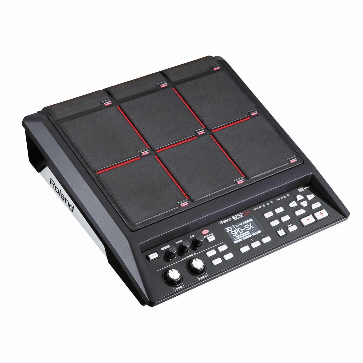 Pad de muestreo de percusión Roland con 4 GB de memoria interna, negro (SPD-SX)