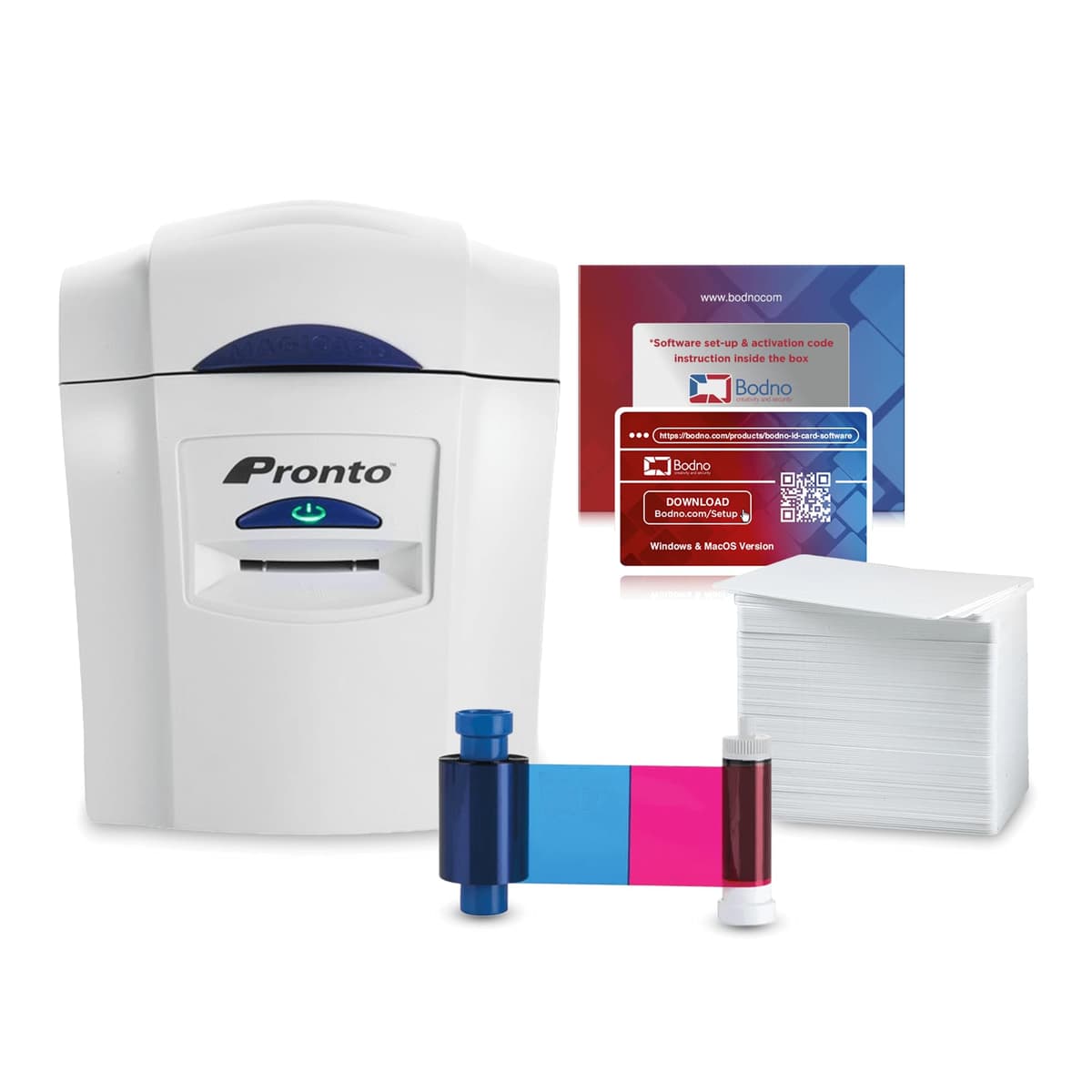Bodno Magicard Pronto Impresora de Credenciales con Paquete Completo Bronze K6-TP0S-9HXO