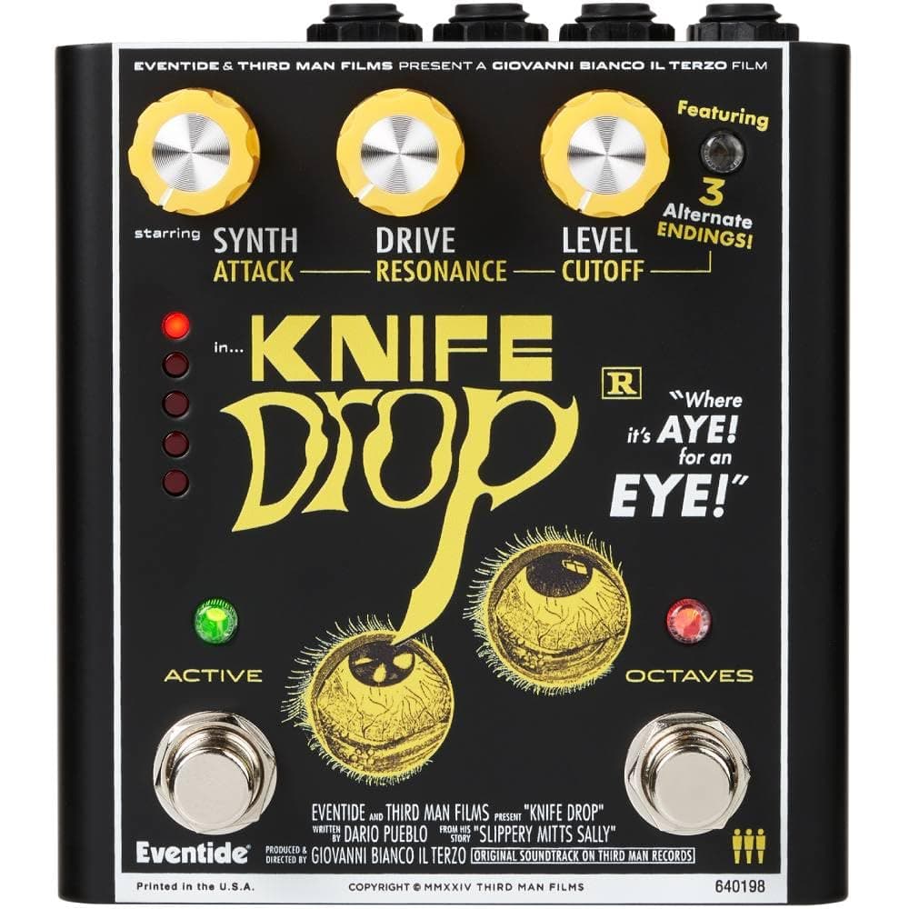Eventide Knife Drop Pedal Sintetizador Fuzz Suboctava 1219-061