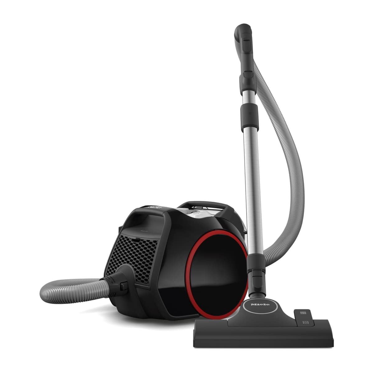 Miele Boost CX1 Aspiradora canister sin bolsa, compacta y liviana, Negro/Rojo 11735800
