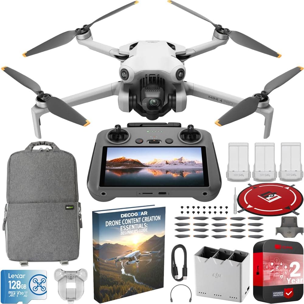 DJI Mini 4 Pro Fly More Combo (RC 2) + 3 Baterías + Backpack + Accesorios E11DJIMINI4PRFMC