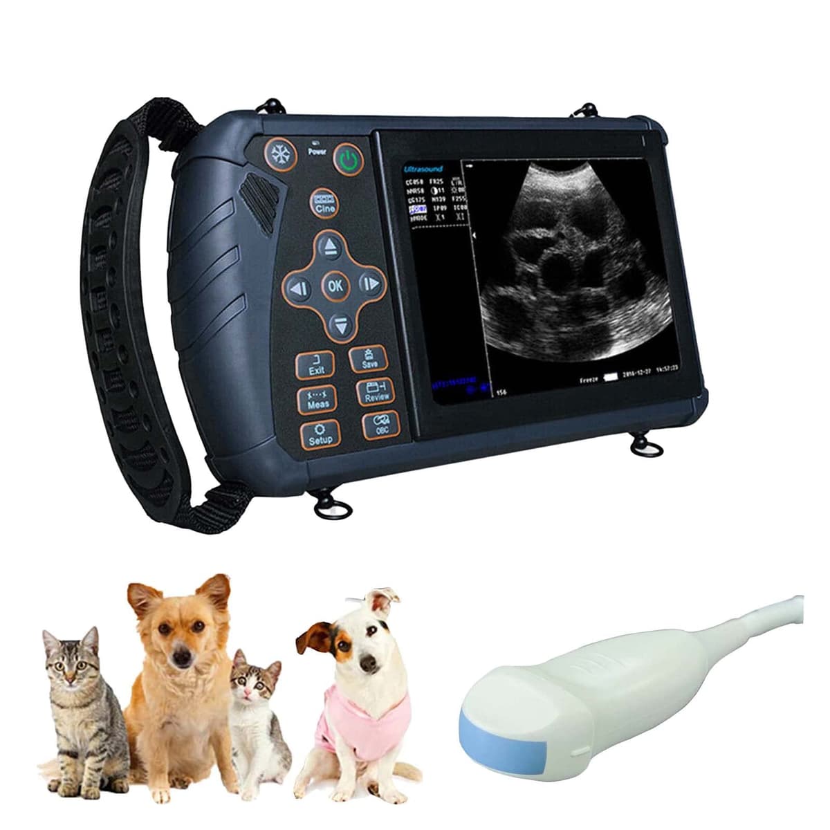 DAWEI S1 Veterinario - Ecógrafo portátil con micro-convex probe sample_sku_20298