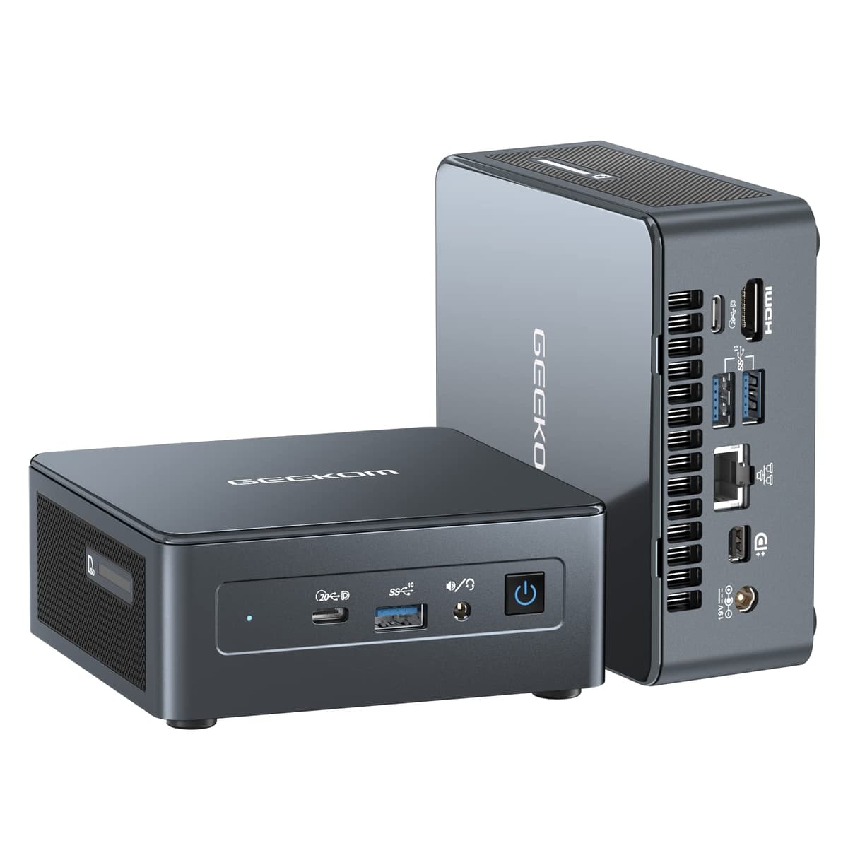 GEEKOM Mini PC Mini IT11, Intel i7-11390H de 11ª generación (hasta 5, 00 GHz), 16GB RAM DDR4 512GB SSD M.2, Windows 11 Pro Mini NUC, salida 8K/WiFi 6/USB4.0/BT5.2, mini PC de escritorio para hogar y oficina GEEKOM Mini IT11