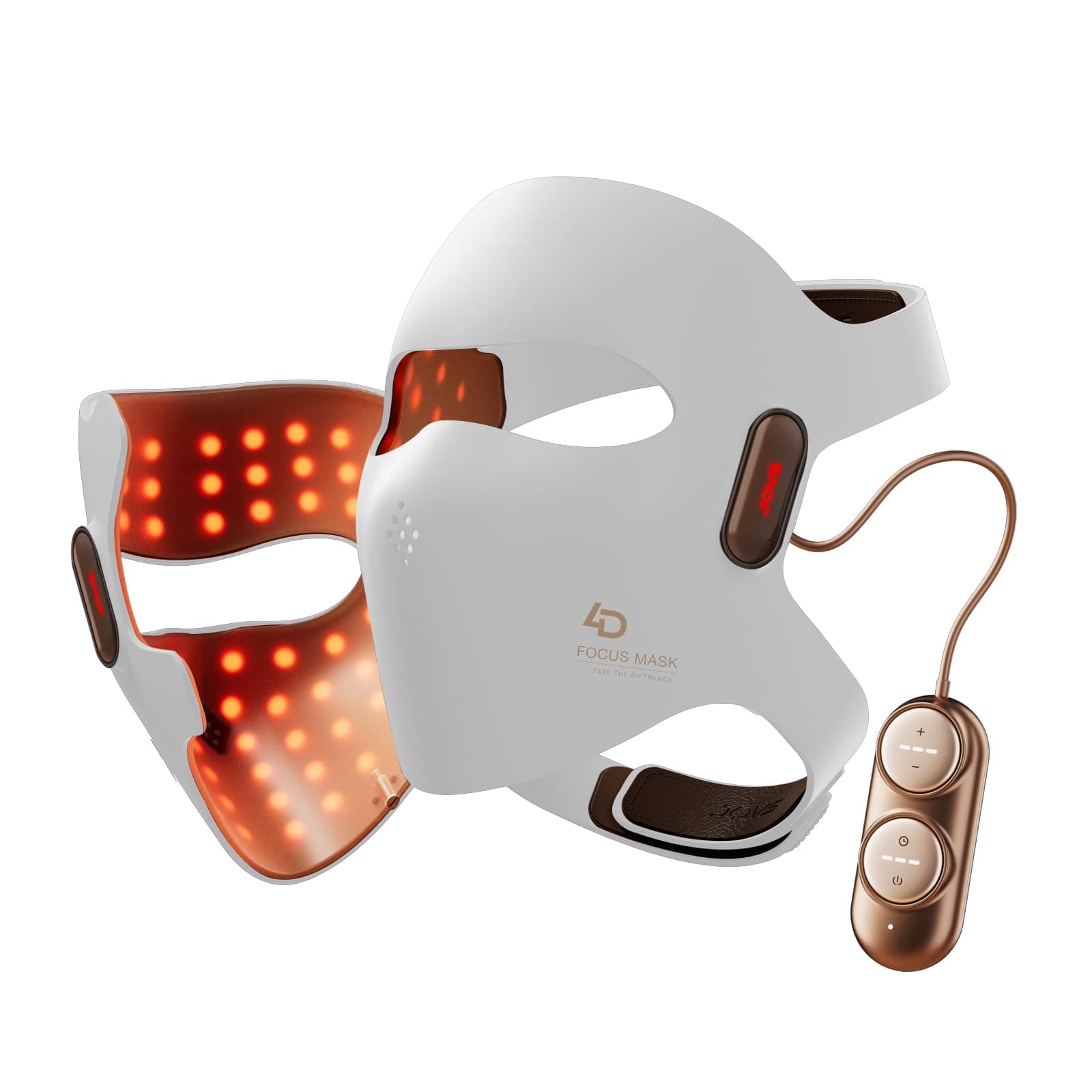 JOVS máscara 4D de terapia láser (blanca)