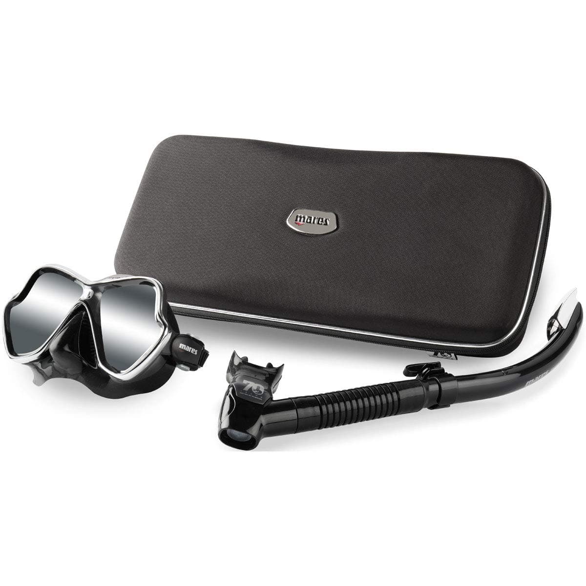 Mares X-Vision Máscara Edición Limitada Black Chrome + Rebel Splash Snorkel (11062-BXGRKGRK) 411791-BXGRKGRK