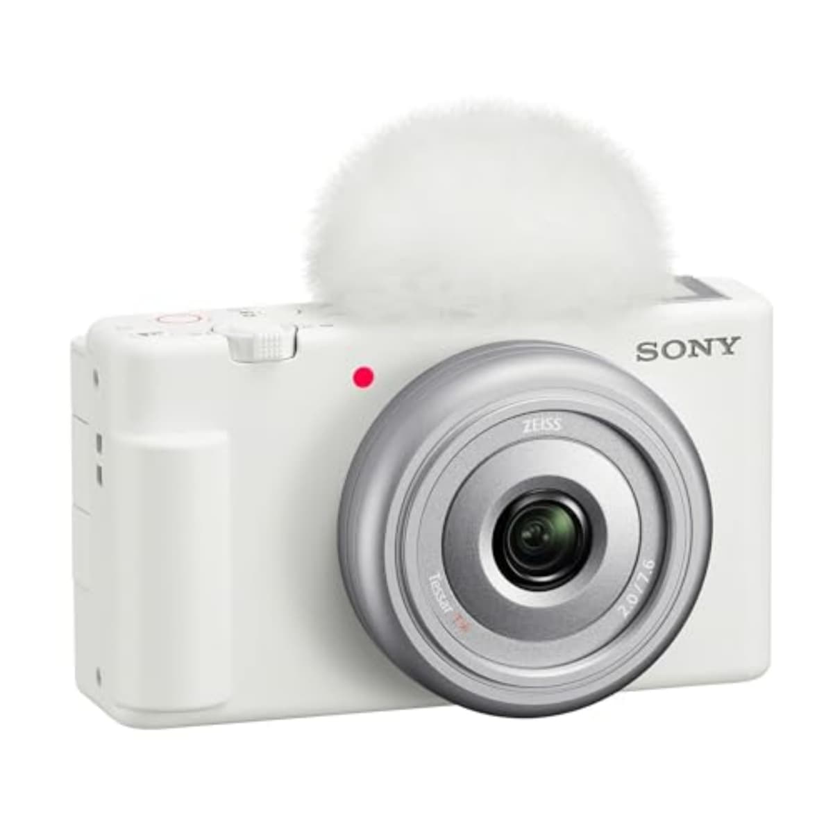 Sony ZV-1F Cámara Vlog para Creadores de Contenido y Vloggers Blanca ZV1F/W