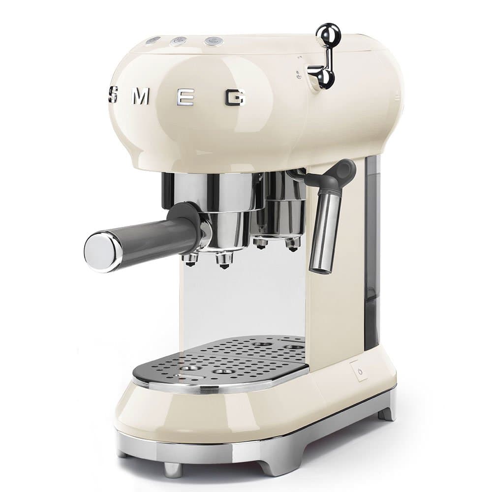 Smeg ECF01CRUS Máquina de Espresso, tamaño único, color crema