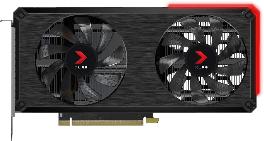 PNY GeForce RTX 3060 Ti 8GB XLR8 Gaming Revel Epic-X RGB Tarjeta Gráfica de Doble Ventilador VCG3060T8DFXPPB