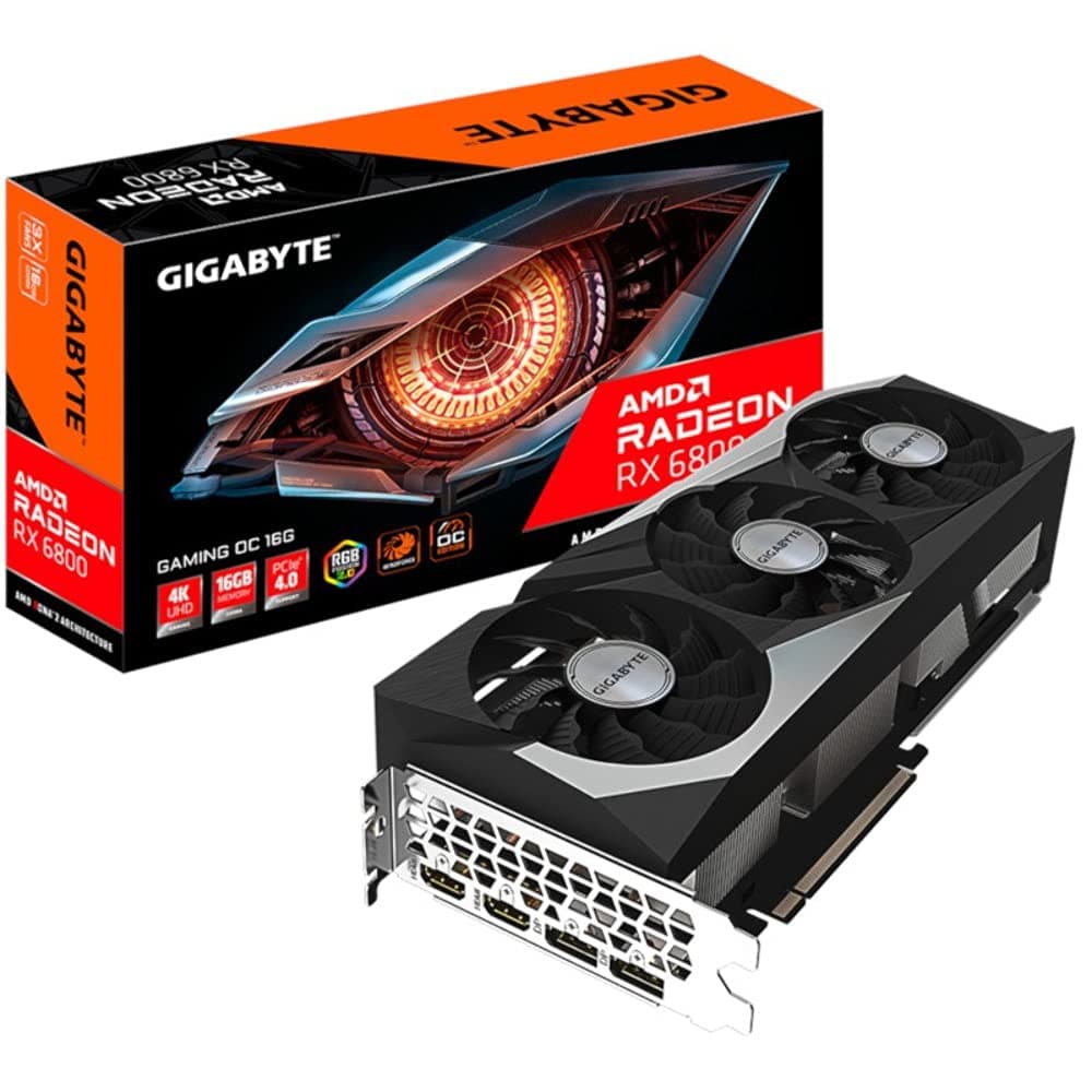 Gigabyte Radeon RX 6800 Gaming OC 16GB Tarjeta de Video GV-R68GAMING OC-16GD