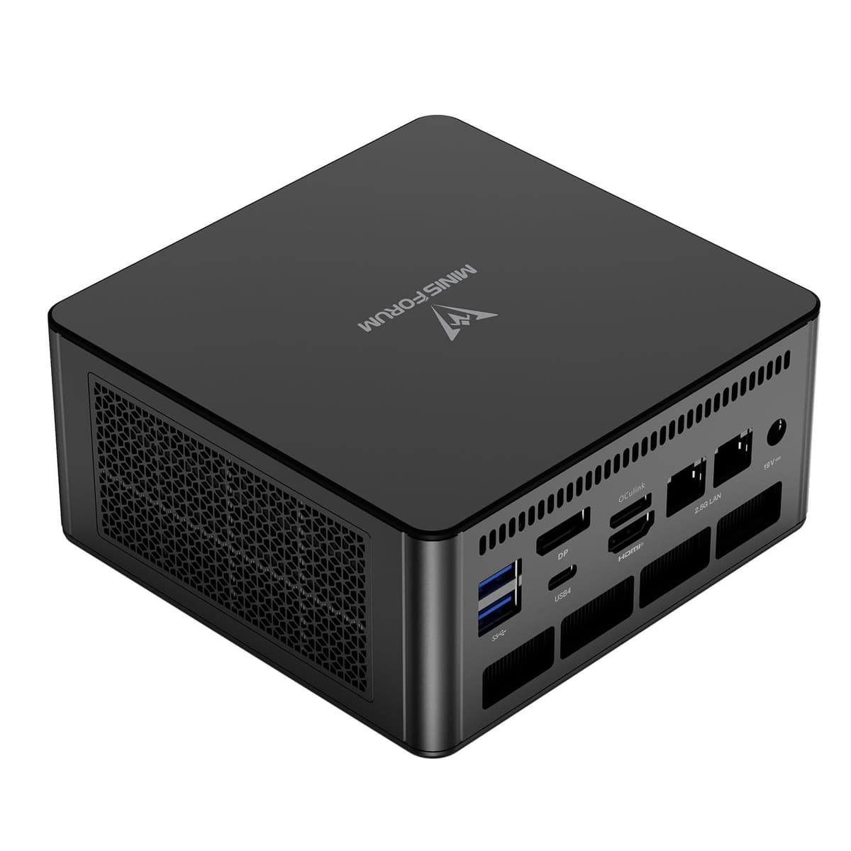 MINISFORUM UM890 Pro Mini PC Ryzen 9 8945HS Barebone, 2xUSB4 (PD 8K), HDMI, DP, 2xRJ45,4xUSB3.2, Radeon 780M DeskMini