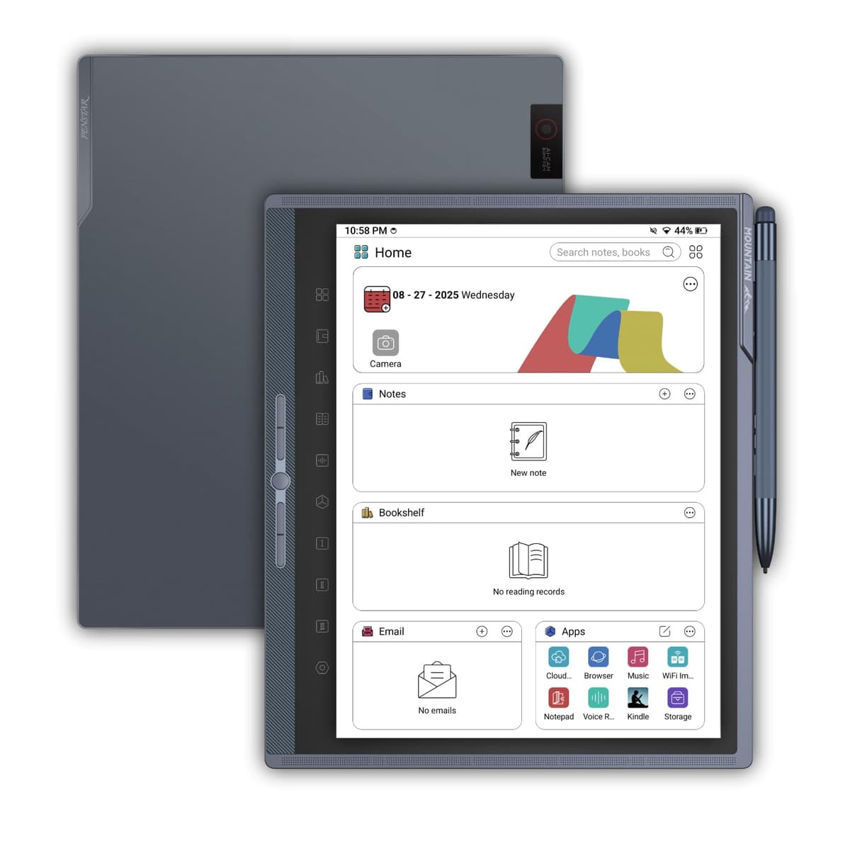 Penstar eNote Pro tableta de papel electrónico a color 10.3", cuaderno digital con pantalla táctil, tableta de escritura ePaper 4GB 128GB con lápiz B6, reconocimiento de voz a texto potenciado por IA M10C