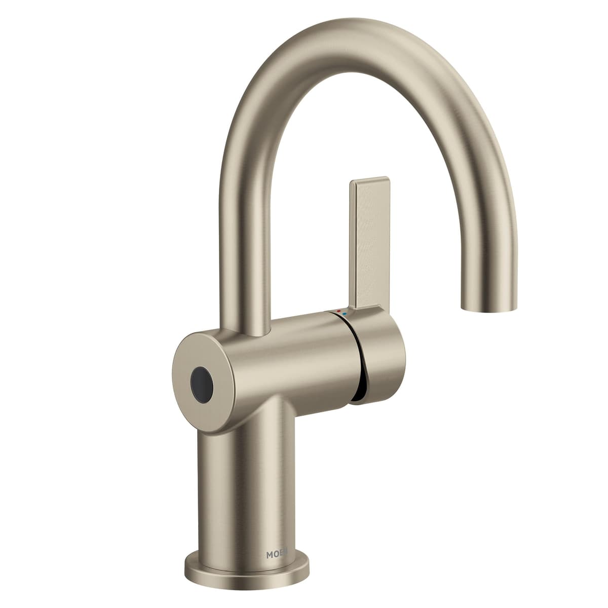Moen Cia Grifo de Lavabo Sin Contacto Níquel Cepillado MotionSense Wave, 6221EWBN
