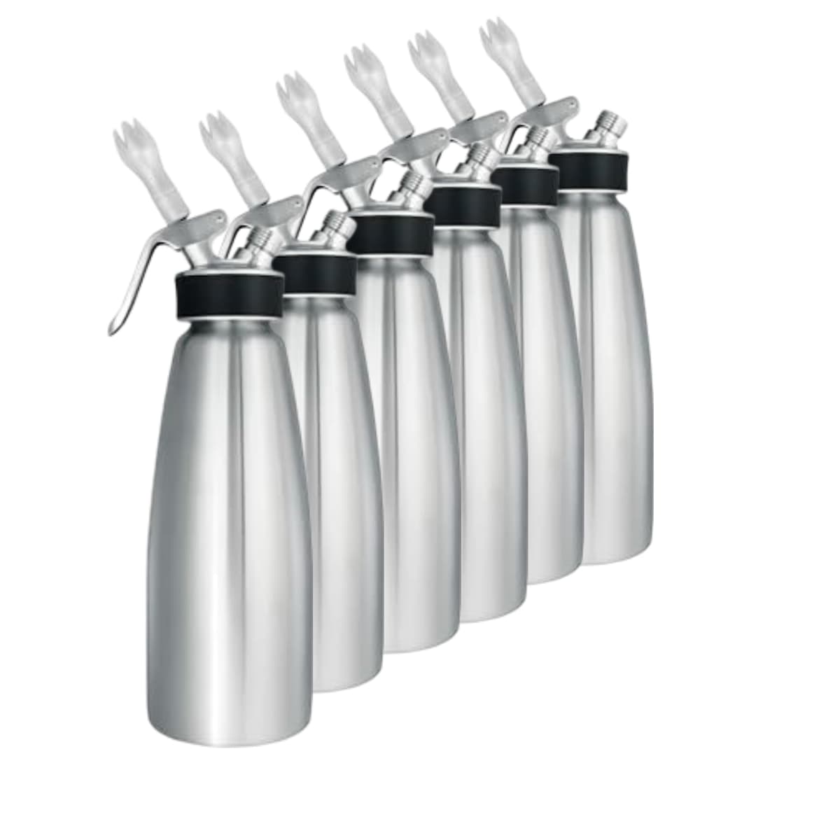 iSi Cream Profi Whip (1 Quart) - Dispensador Profesional de Crema de Acero Inoxidable (Pack de 6) 173001C
