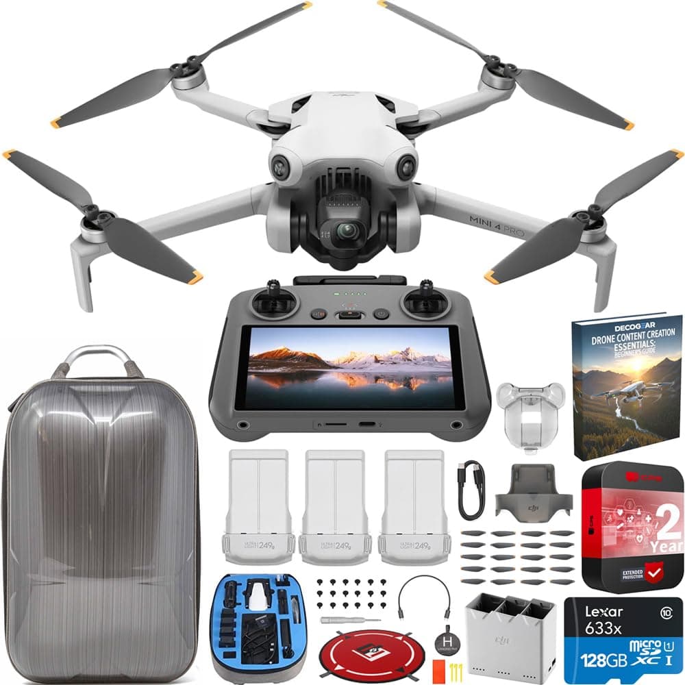 DJI Mini 4 Pro Fly More Combo (RC 2) + 3 Baterías + Backpack Hardshell + Accesorios E311DJIMINI4PRFMC